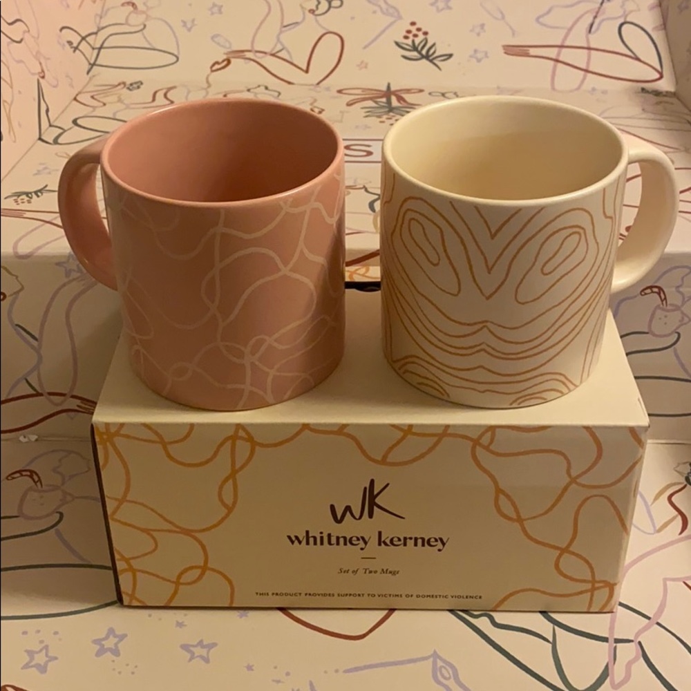 Whitney Kearney Set of 2 Mugs